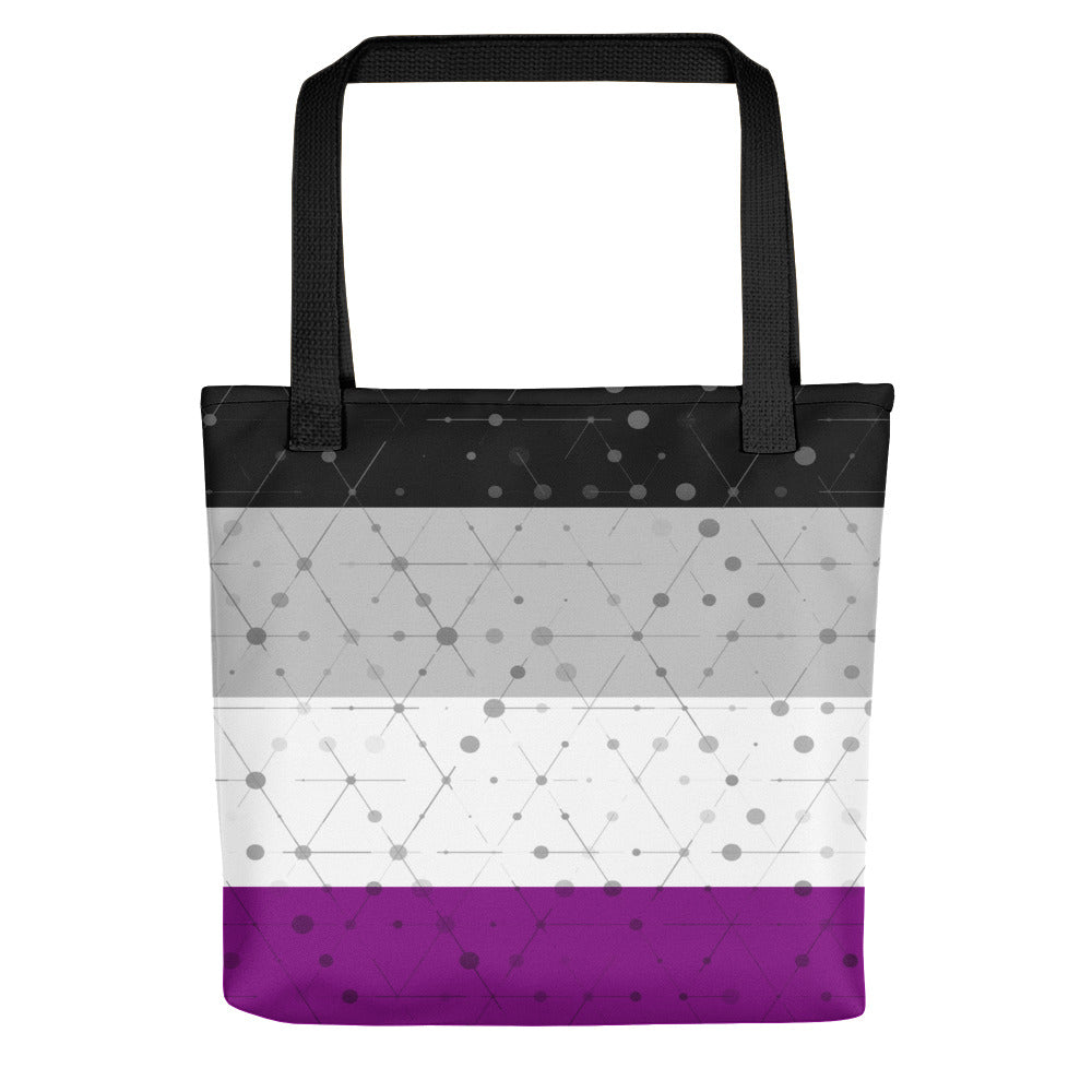 Asexual Flag Tote bag, Tote Bag, HEED THE HUM