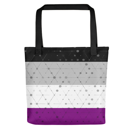 Asexual Flag Tote bag, Tote Bag, HEED THE HUM