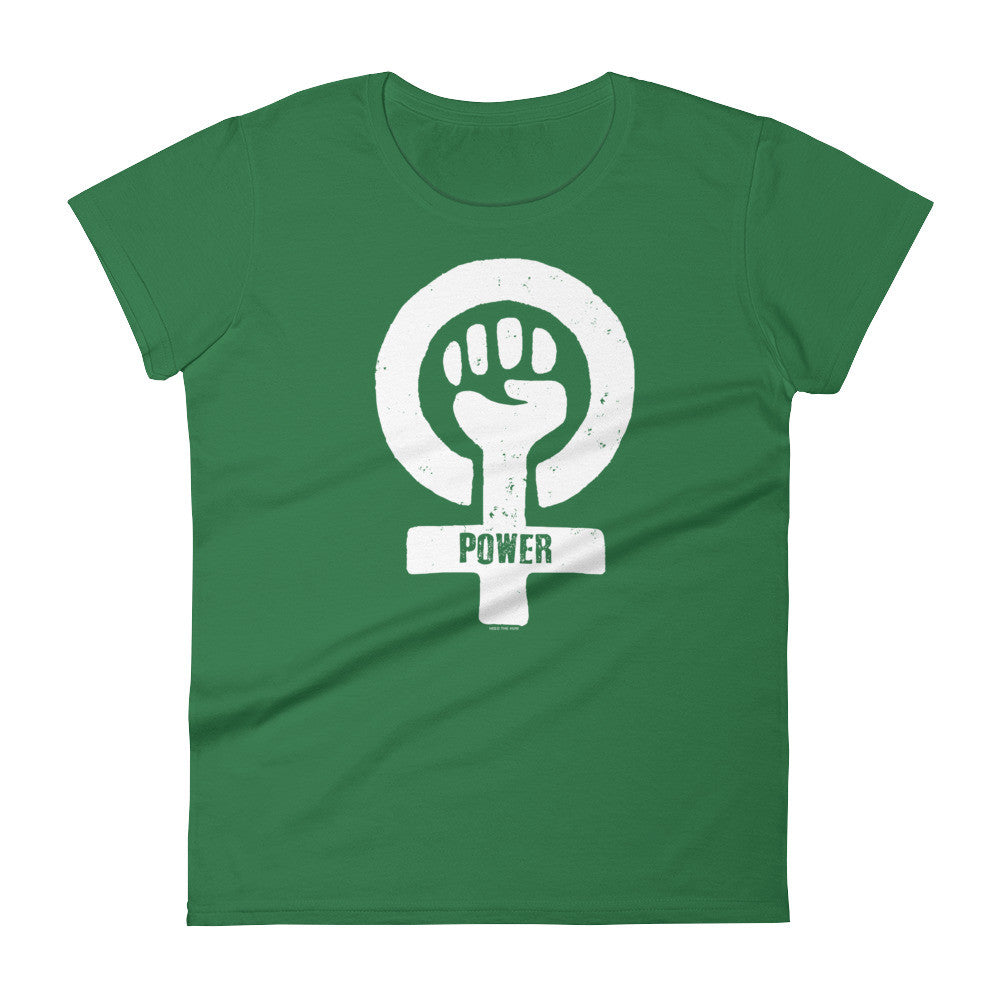 Feminist Power Woman's Cut T-shirt, Shirts, HEED THE HUM