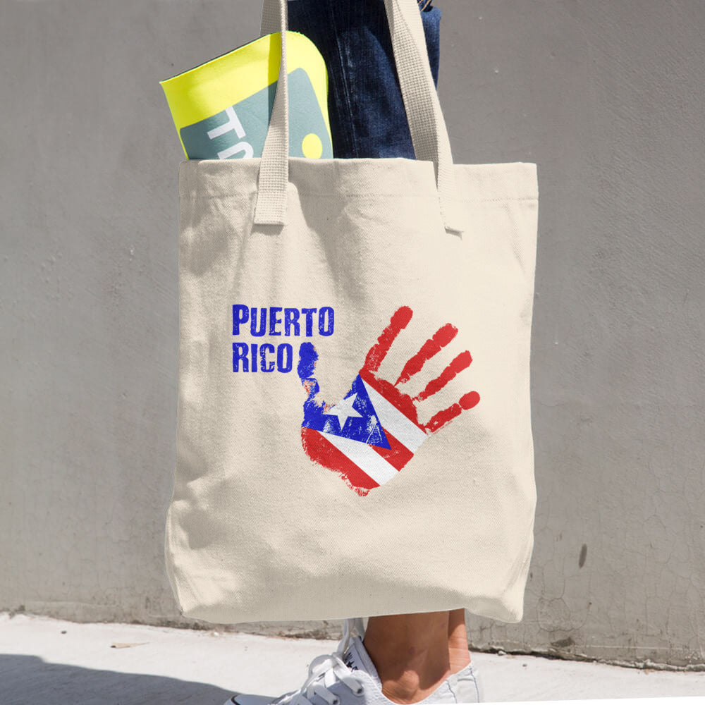 Puerto Rico Relief Cotton Tote Bag, Tote Bag, HEED THE HUM