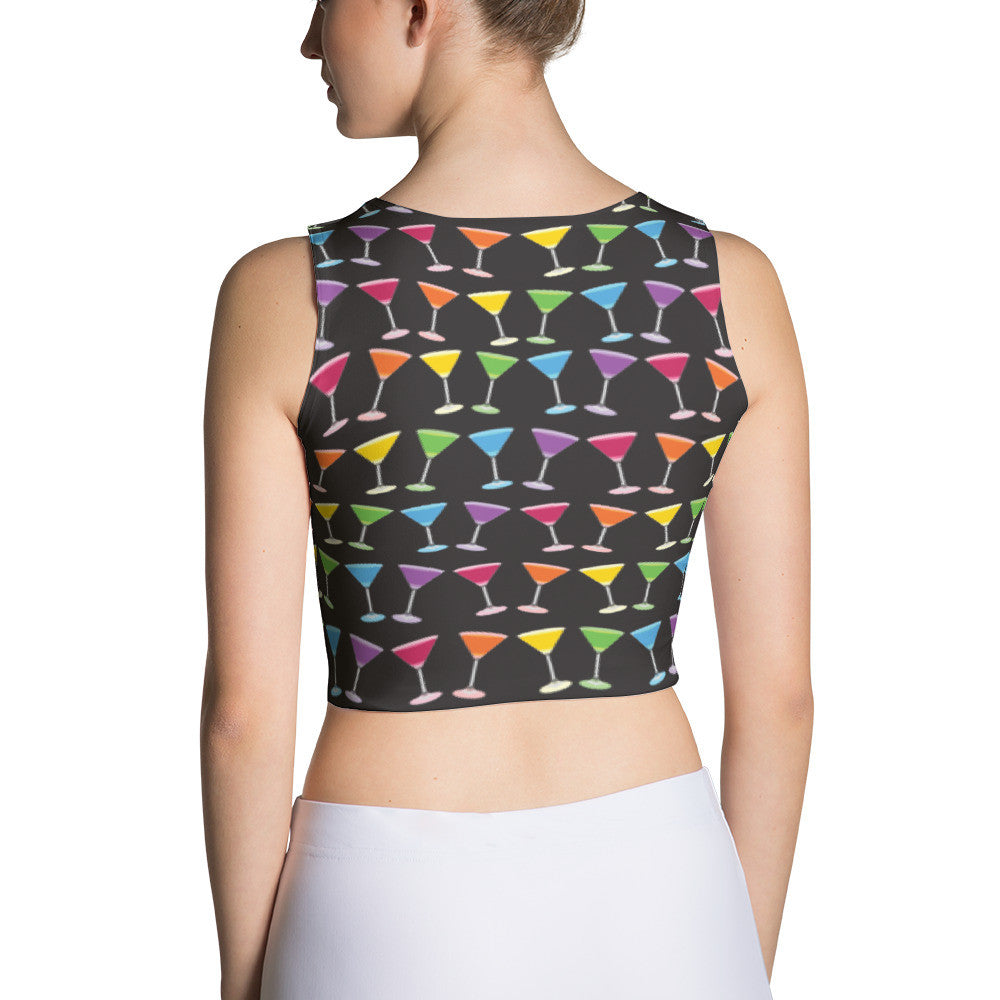 Martini Pride Party Cut & Sew Crop Top, Shirts, HEED THE HUM