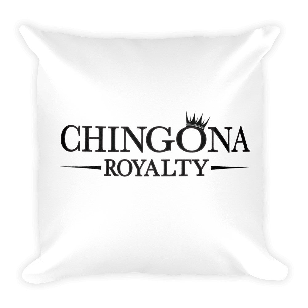 Chingona Royalty Square Throw Pillow, , HEED THE HUM