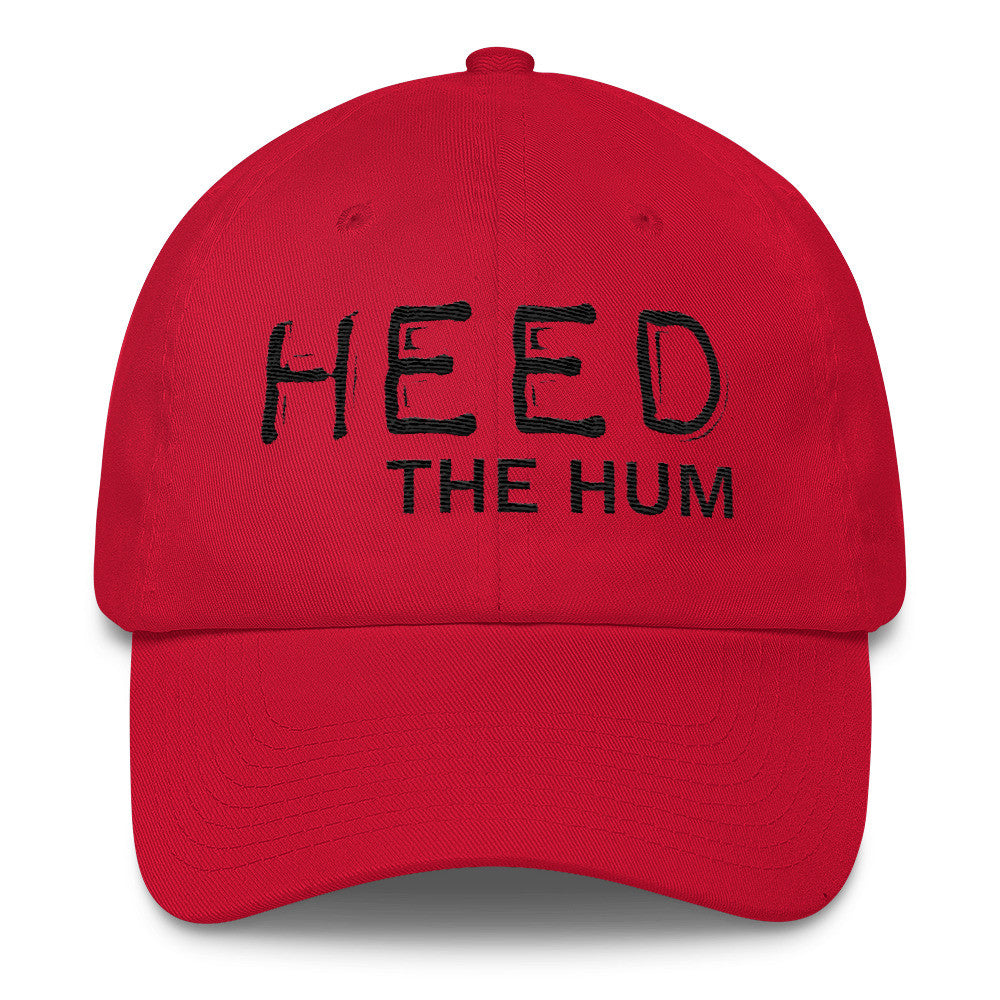 Heed The Hum Cotton Cap Hat, Hats, HEED THE HUM