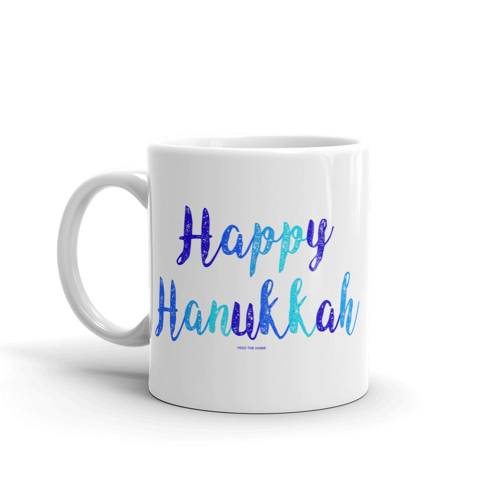 Happy Hanukkah Mug, Mugs, HEED THE HUM