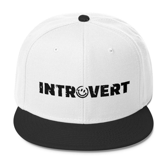 Introvert Wool Blend Snapback Hat, Hats, HEED THE HUM