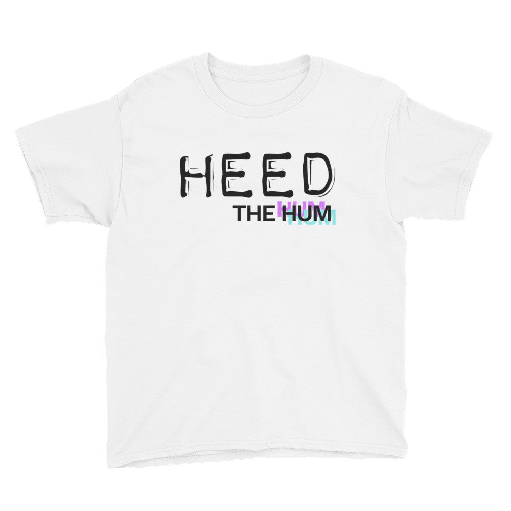 Heed The Hum Logo Youth T-Shirt, Shirts, HEED THE HUM