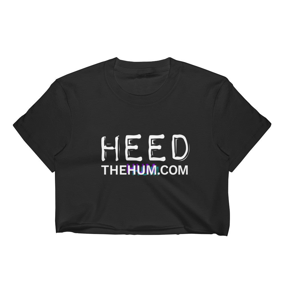 HEED THE HUM Logo Crop Top, Shirt, HEED THE HUM