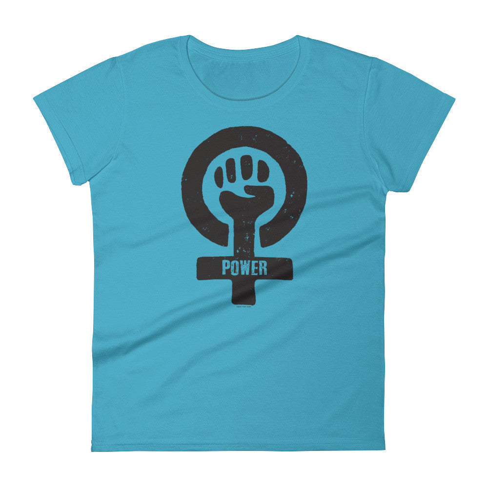 Feminist Power Woman's Cut T-shirt, Shirts, HEED THE HUM