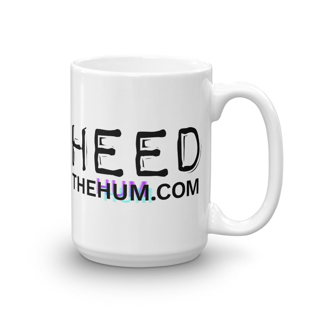 HEED THE HUM Logo Mug, Mug, HEED THE HUM