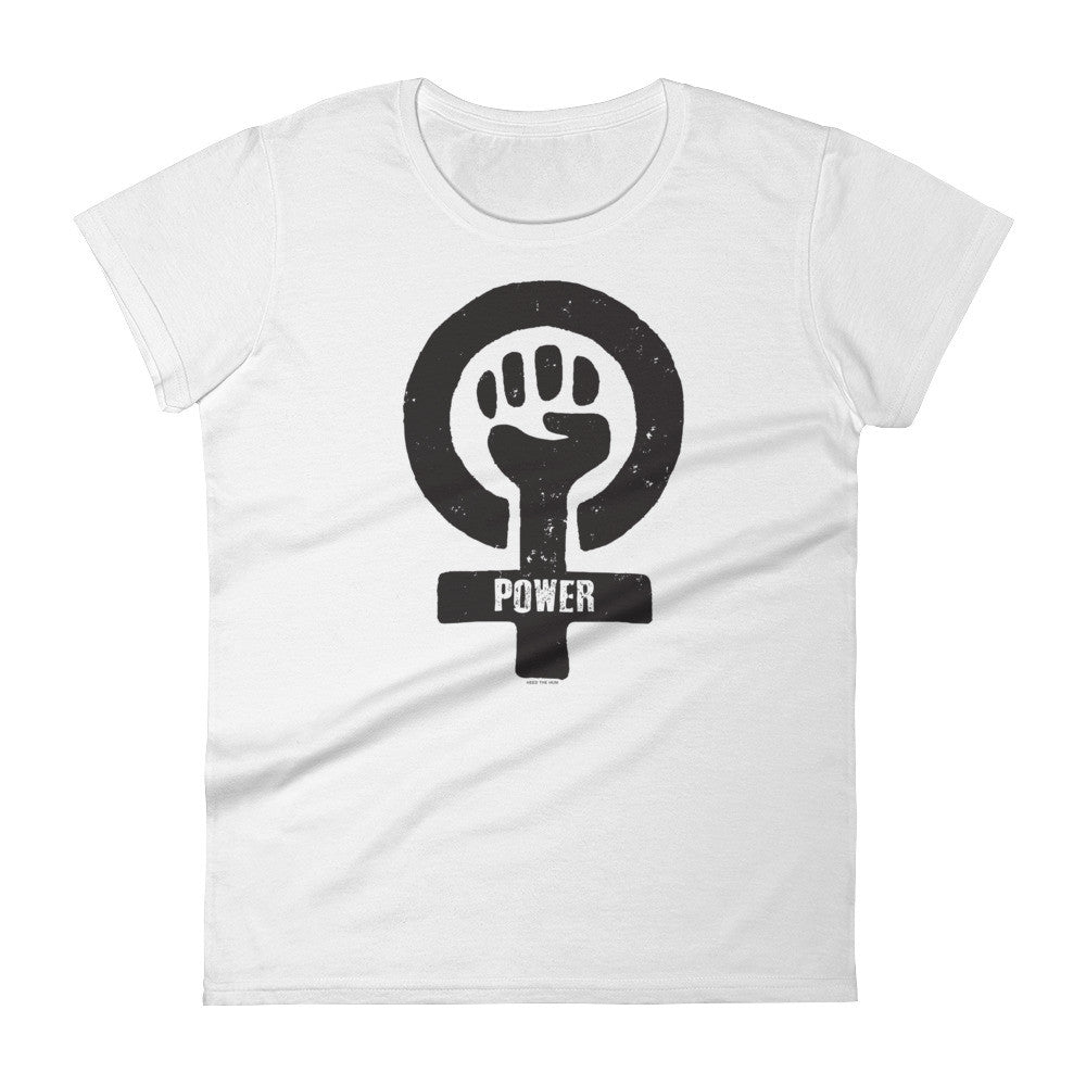 Feminist Power Woman's Cut T-shirt, Shirts, HEED THE HUM