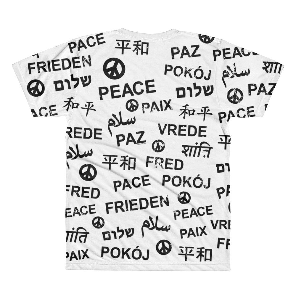 Peace Unisex T-shirt (double sided), Shirts, HEED THE HUM