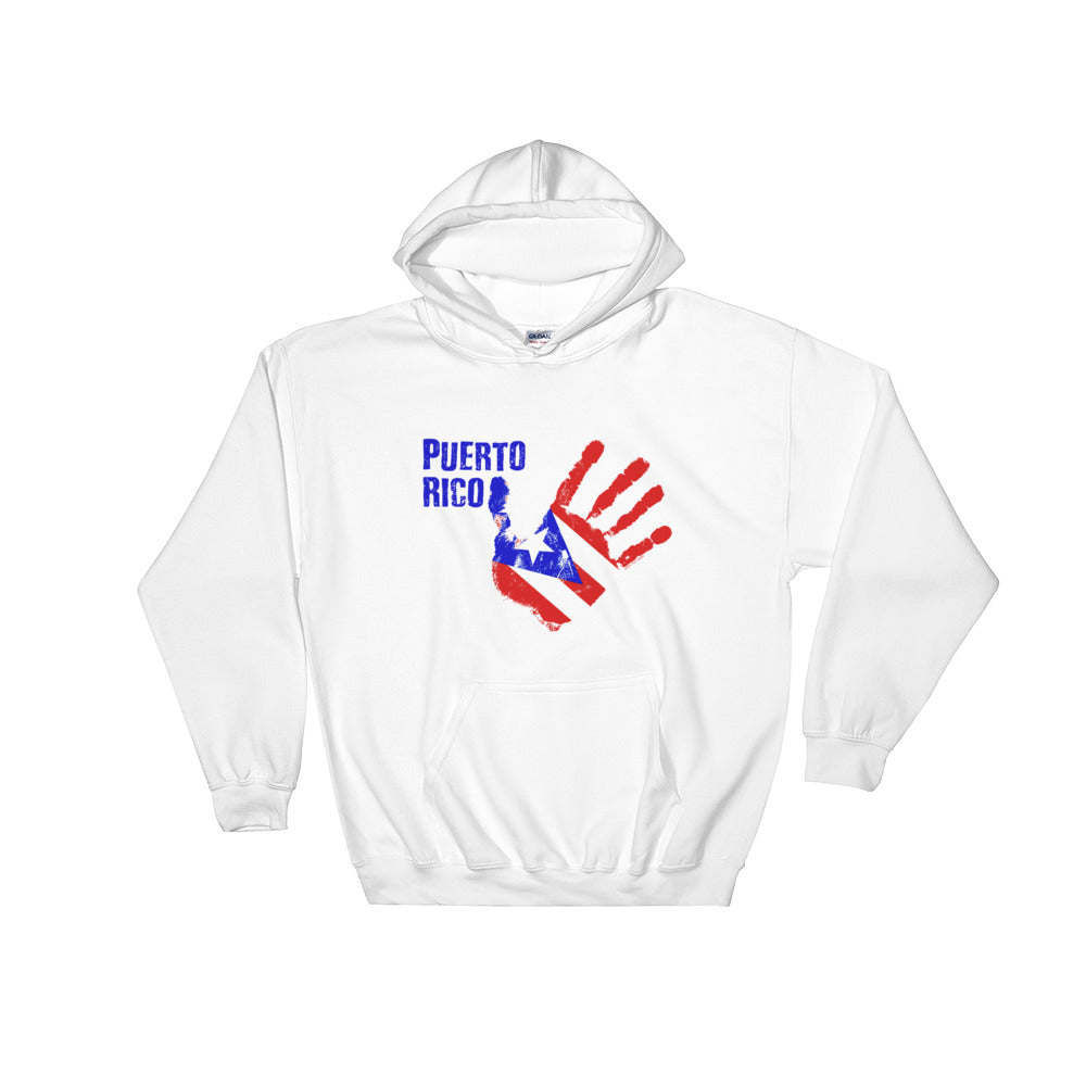 Puerto Rico Relief Unisex Hooded Sweatshirt, Shirts, HEED THE HUM