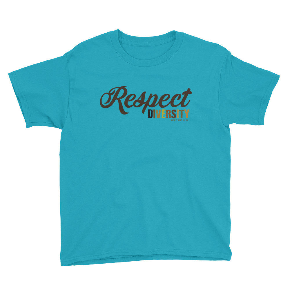 Respect Diversity Unisex Youth Kids T-Shirt, Shirts, HEED THE HUM