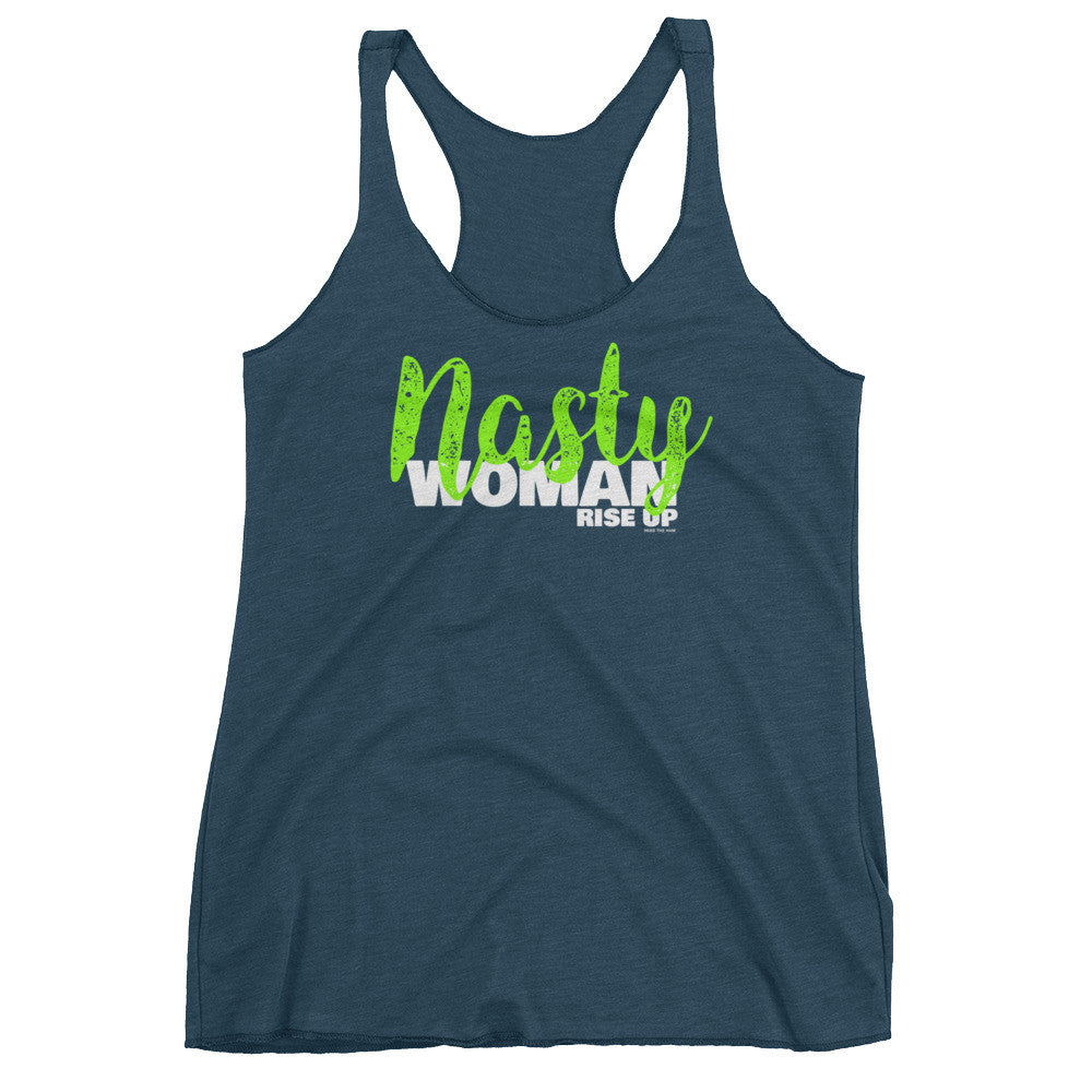 Nasty Woman Rise Up Women's Cut Tank Top, Shirts, HEED THE HUM
