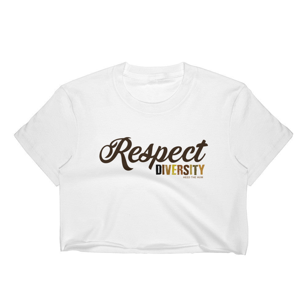Respect Diversity Crop Top, Shirts, HEED THE HUM