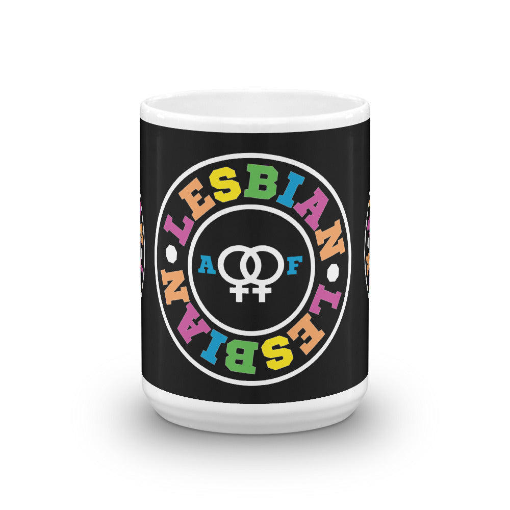 Lesbian AF Pride Mug - LGBTQ, Mug, HEED THE HUM