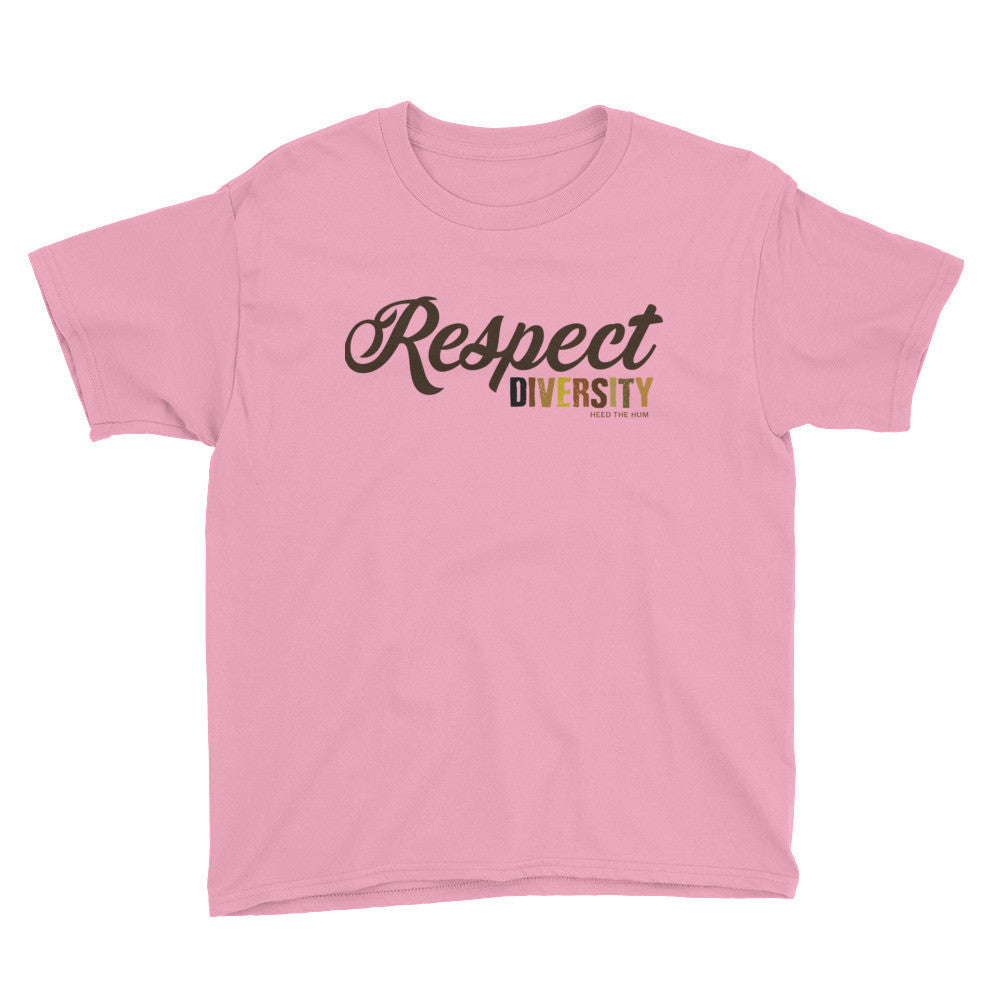 Respect Diversity Unisex Youth Kids T-Shirt, Shirts, HEED THE HUM