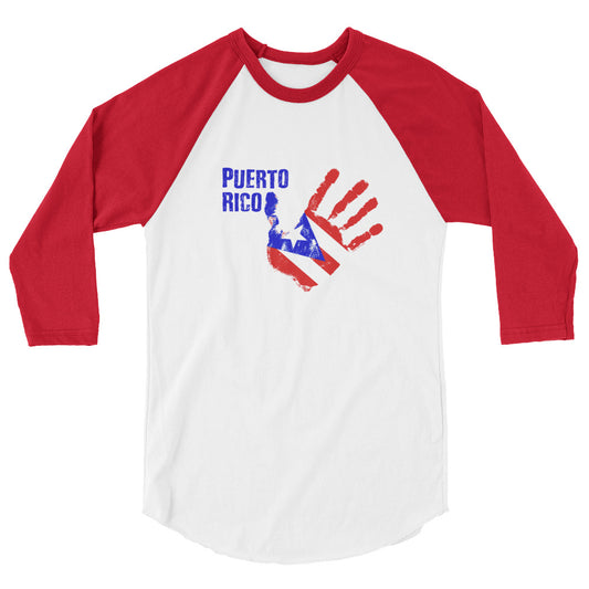 Puerto Rico Relief Unisex 3/4 sleeve Raglan Shirt, Shirts, HEED THE HUM