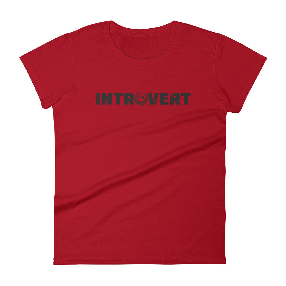 Introvert Woman's Cut T-shirt, Shirts, HEED THE HUM
