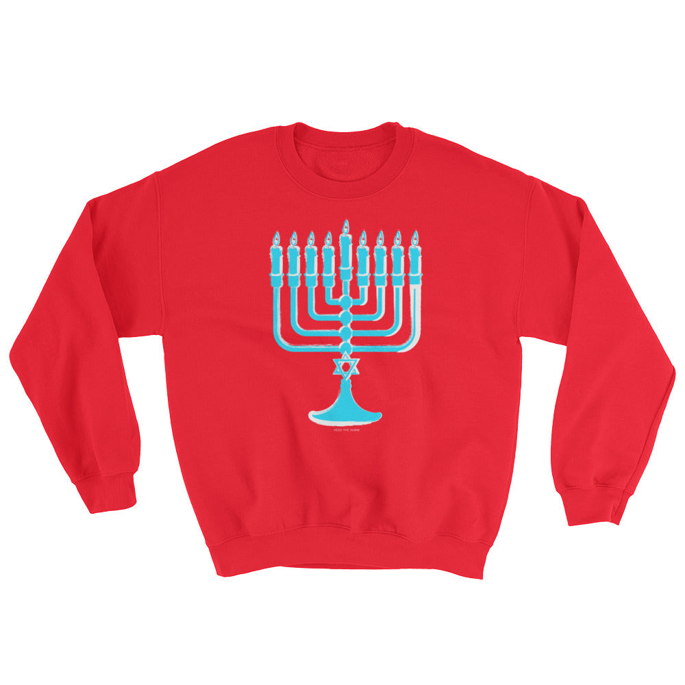 Chanukah Menorah Graphic Sweatshirt - Unisex, Sweatshirt, HEED THE HUM