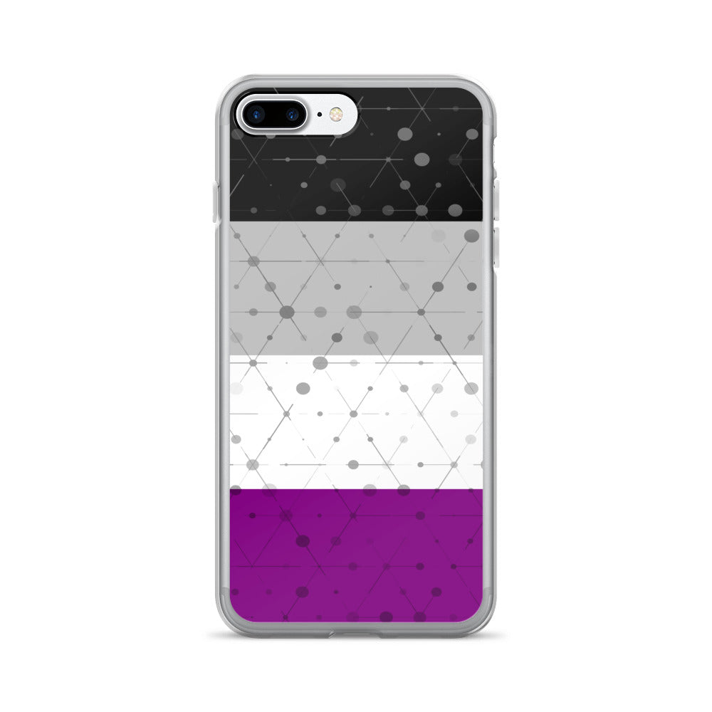 Asexual Flag iPhone 7/7 Plus Case, Phone Case, HEED THE HUM