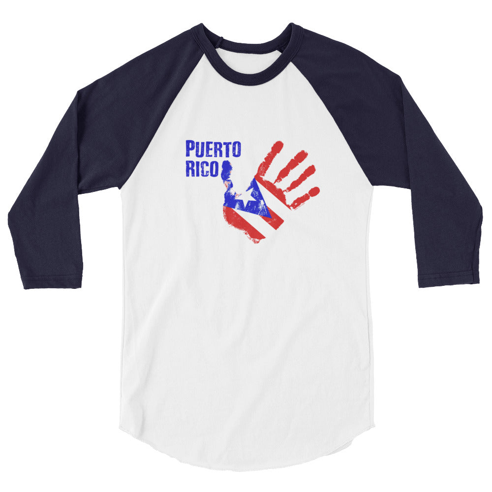 Puerto Rico Relief Unisex 3/4 sleeve Raglan Shirt, Shirts, HEED THE HUM