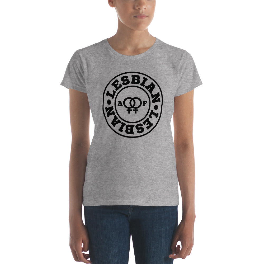 Lesbian AF Women's short sleeve t-shirt - LGBTQ, Shirts, HEED THE HUM