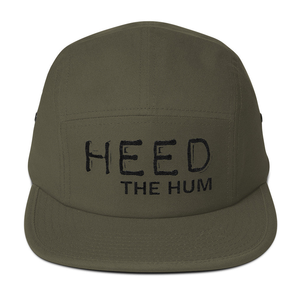 Heed The Hum Five Panel Cap Hat, Hats, HEED THE HUM