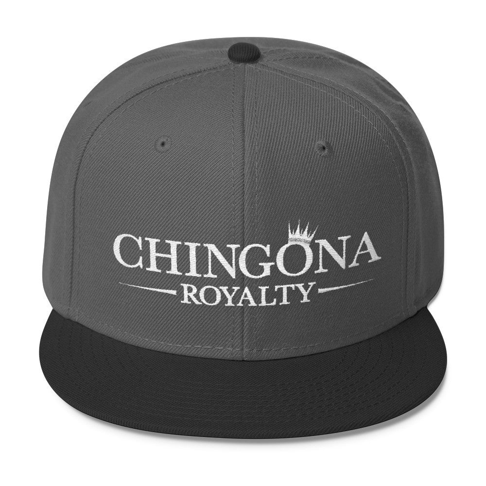 Chingona Royalty Wool Blend Snapback Hat, Hats, HEED THE HUM
