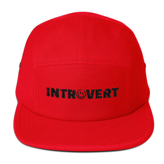 Introvert Five Panel Cap Hat, Hats, HEED THE HUM