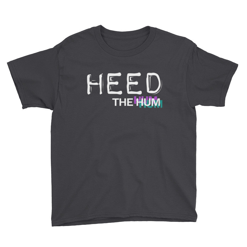 Heed The Hum Logo Youth T-Shirt, Shirts, HEED THE HUM