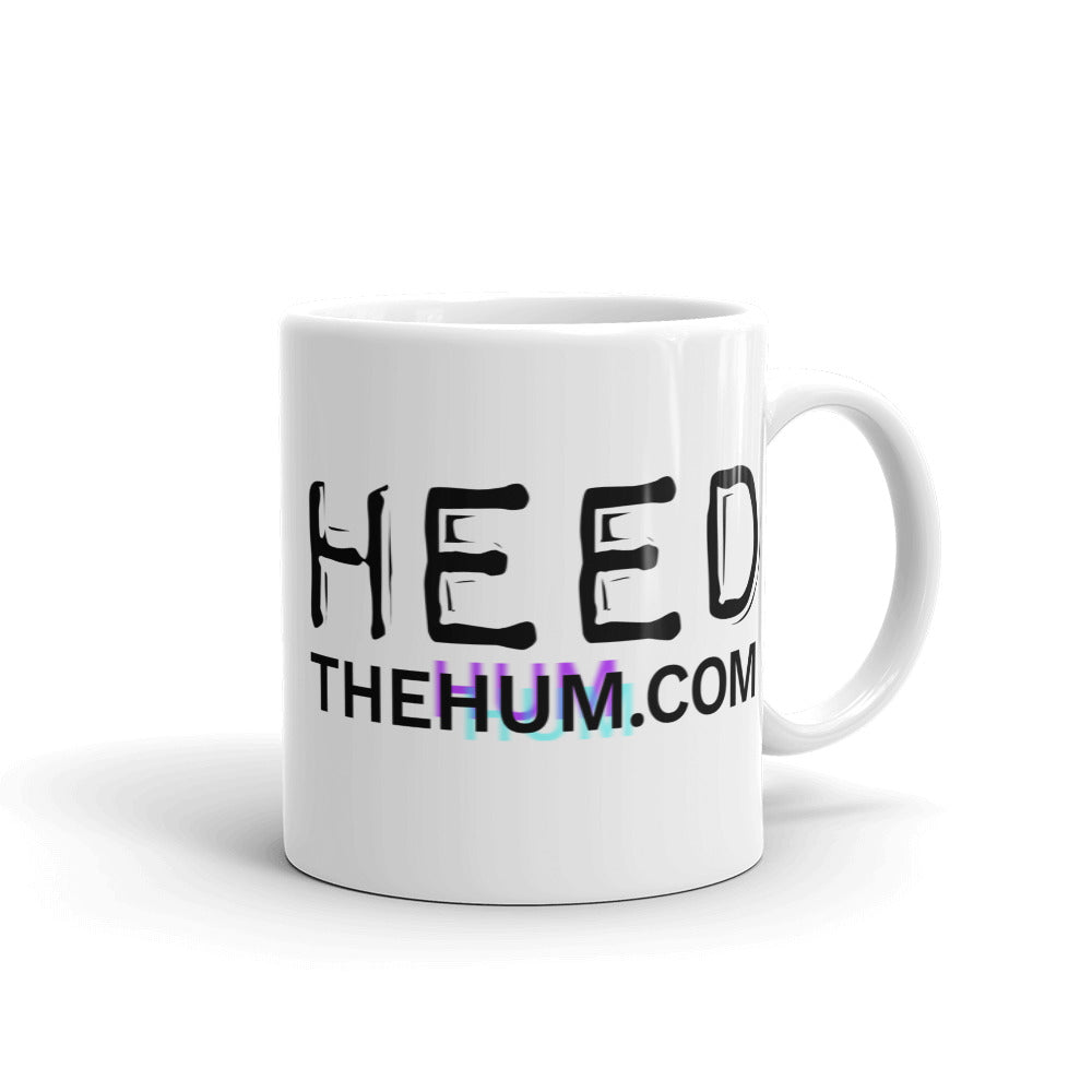 HEED THE HUM Logo Mug, Mug, HEED THE HUM