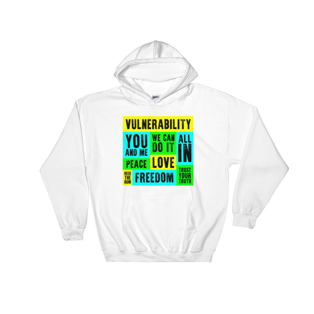 Vulnerability Hooded Unisex Sweatshirt, Sweatshirt, HEED THE HUM