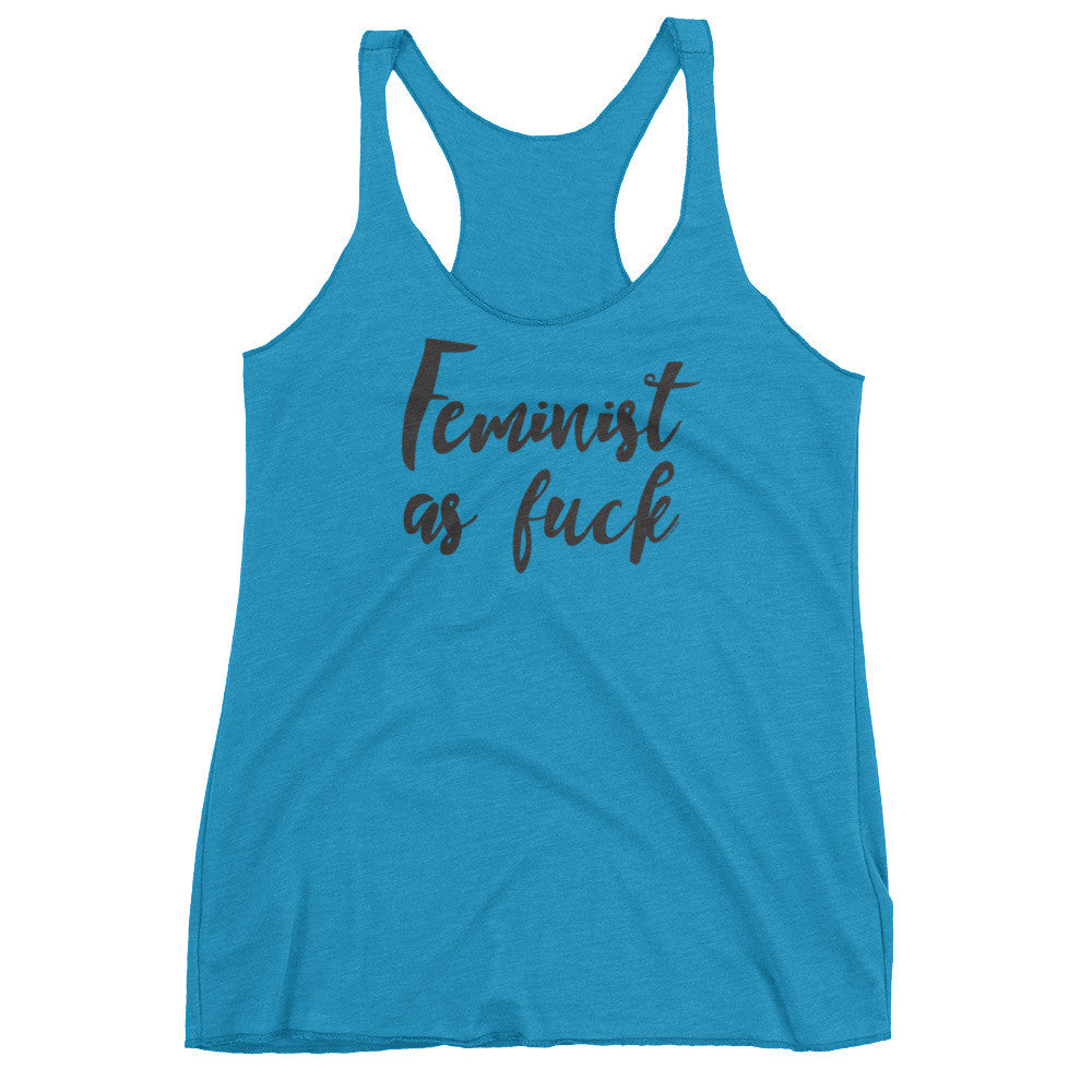 Feminist As Fuck Women's Cut Tank Top | Feminism, Shirts, HEED THE HUM