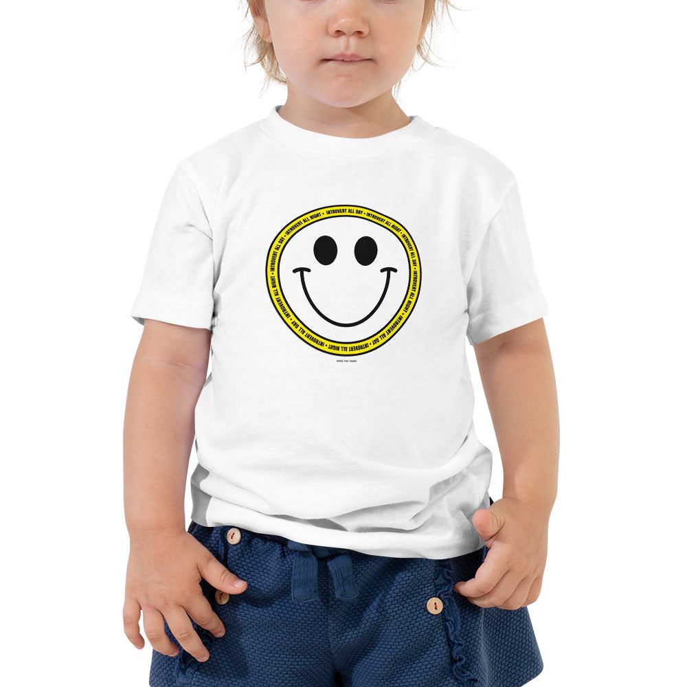 Introvert All Day and Smile Toddler Short Sleeve Tee Shirt, Shirt, HEED THE HUM