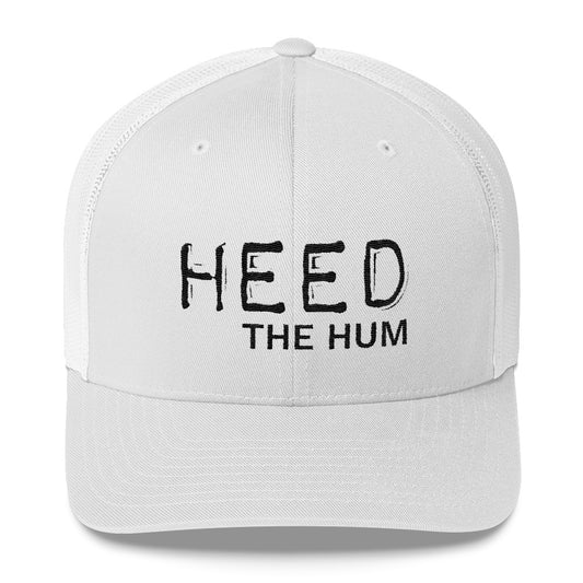 HEED THE HUM Trucker Cap Hat, Hats, HEED THE HUM