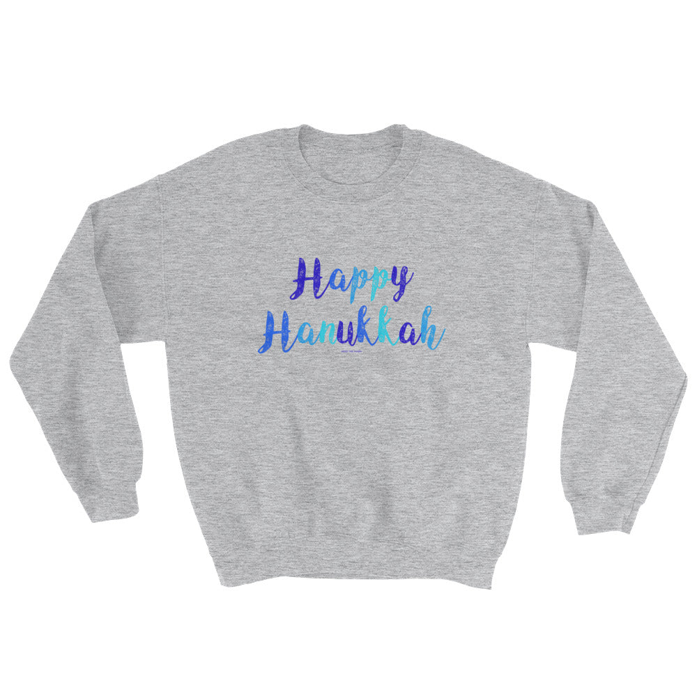 Happy Hanukkah Unisex Sweatshirt, Sweatshirt, HEED THE HUM