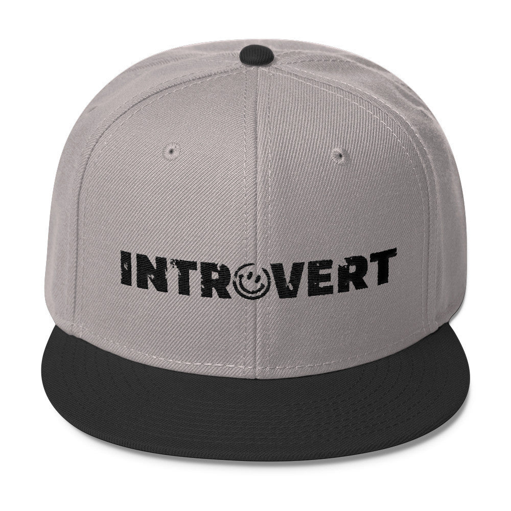 Introvert Wool Blend Snapback Hat, Hats, HEED THE HUM