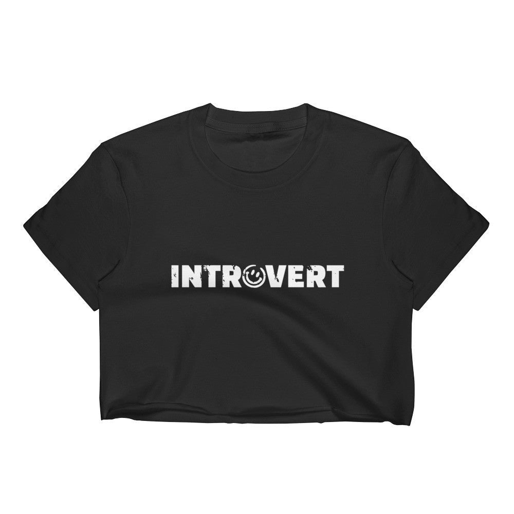 Introvert Crop Top, Shirts, HEED THE HUM