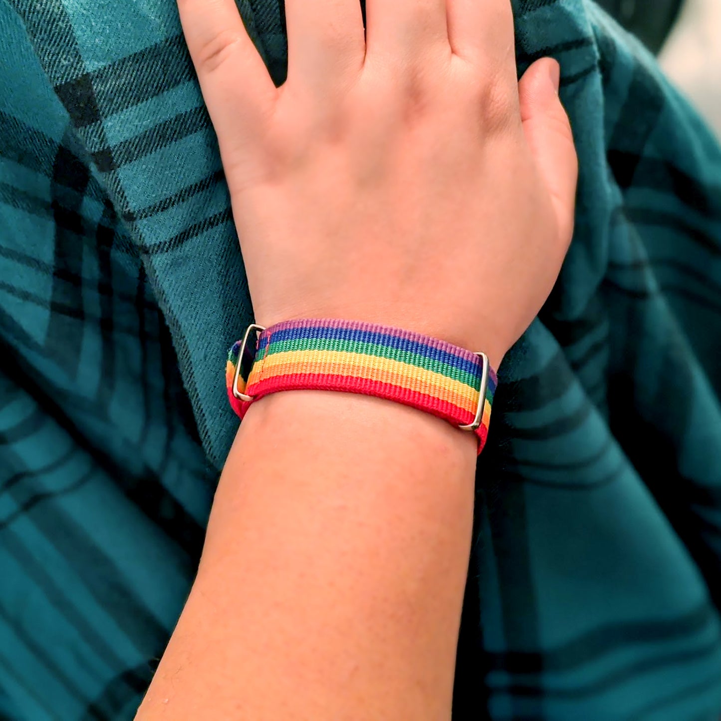 Rainbow Pride Wrist Band Bracelet - Unisex Watch Strap - Pride Colorful Strap LGBTQIA+